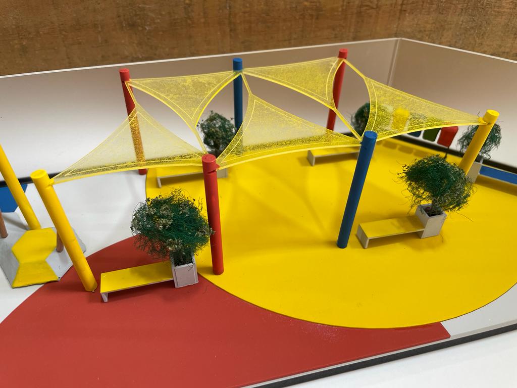 Maquete Bienal - Esc. 1:20 (detalhe)