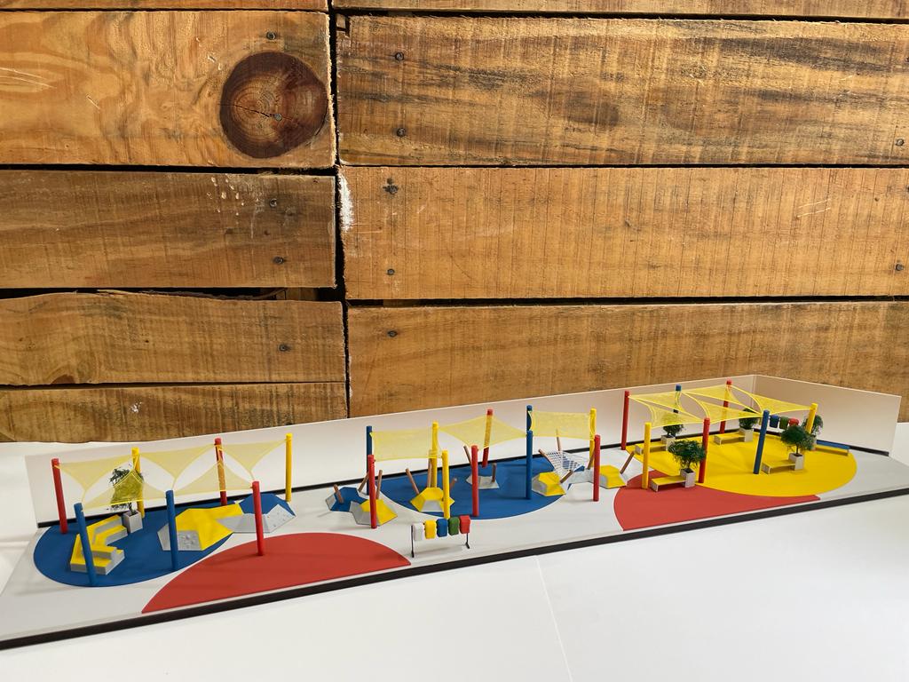 Maquete Bienal - Esc. 1:20 (detalhe)