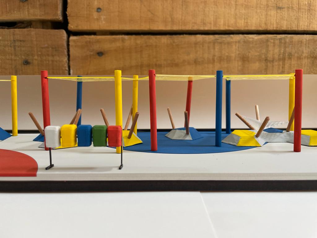 Maquete Bienal - Esc. 1:20 (detalhe)