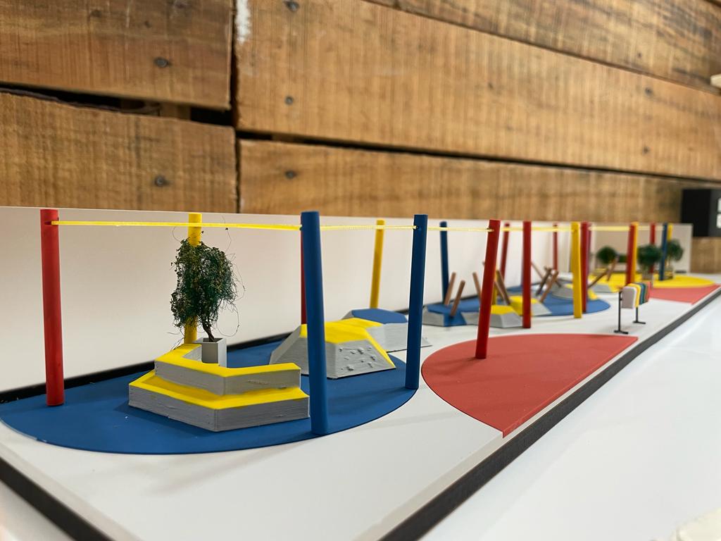 Maquete Bienal - Esc. 1:20 (detalhe)