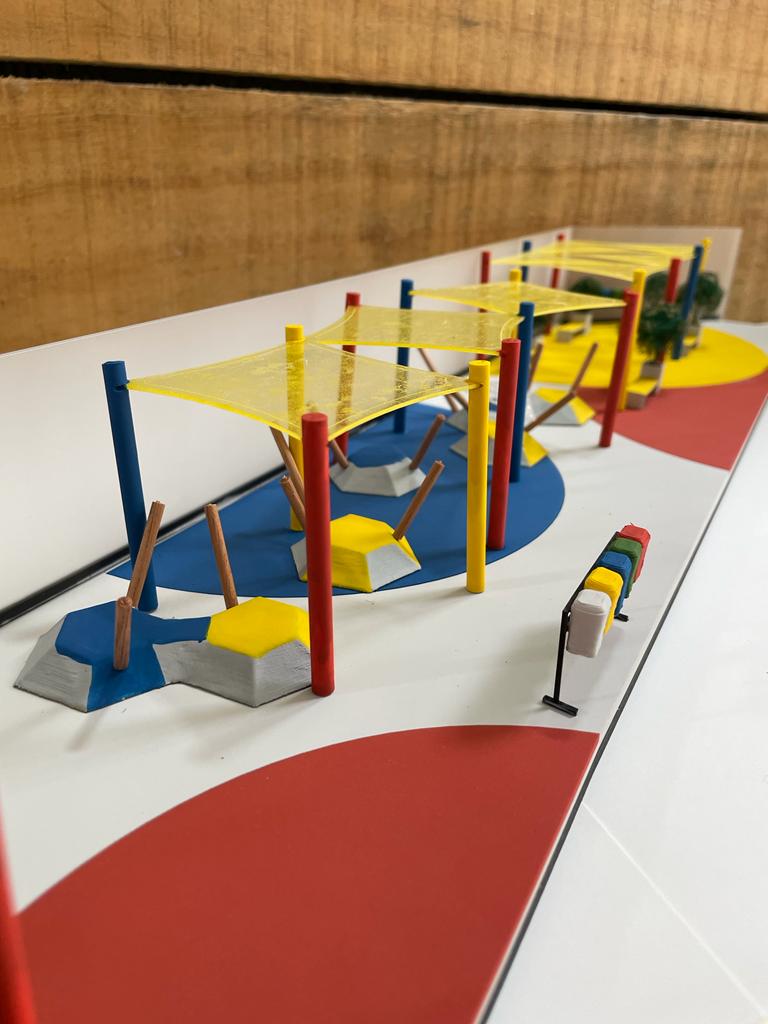 Maquete Bienal - Esc. 1:20 (detalhe)